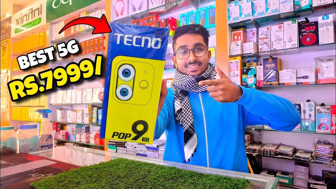 Tecno Pop 9 5G 2026 Cheapest 5G Smartphone Full Unboxing & Review D6300 Processor Under ₹7999/🔥