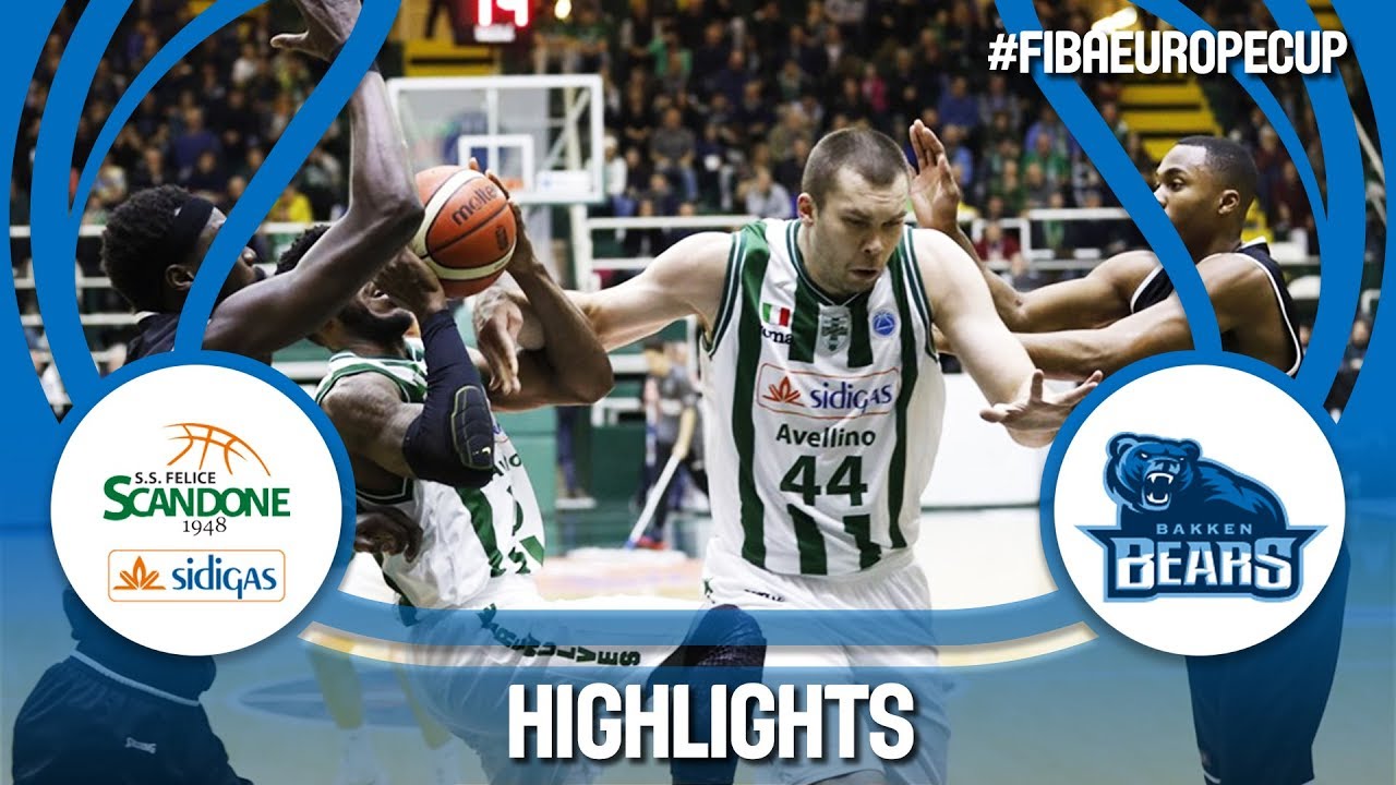 Sidigas Scandone Avellino (ITA) v Bakken Bears (DEN) -Semi-Final-Highlights -FIBA Europe Cup 2017