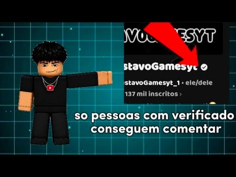 So pessoas com verificado conseguem comentar!!!! #roblox #fyp #viral #youtube #shorts