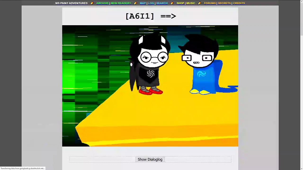 Tostky Reads Homestuck Act 6 Intermission 1