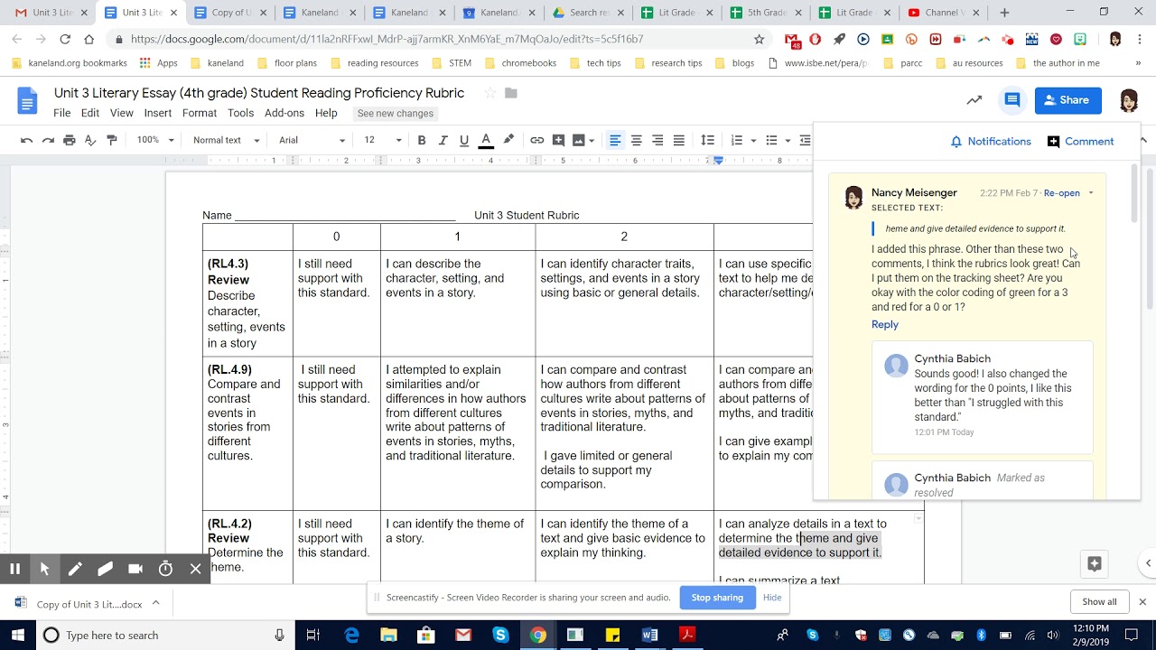Viewing Comment History in Google Docs
