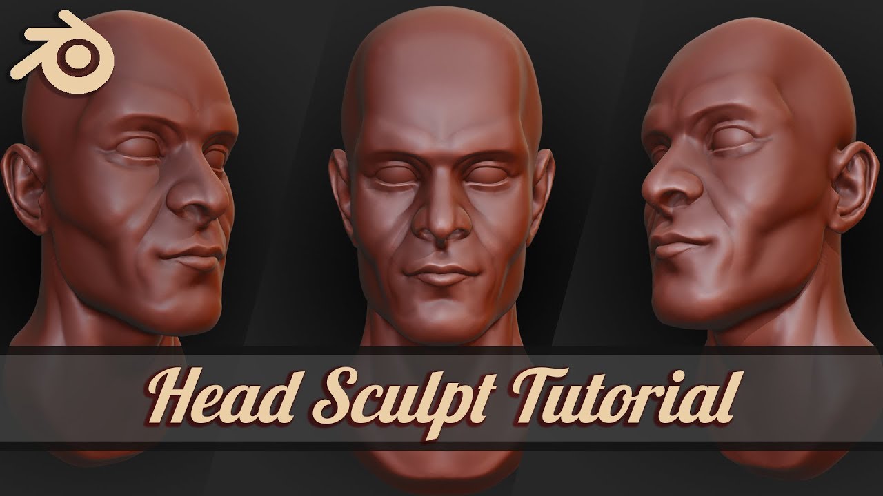 How sculpt stylized face in Blender 2.8 Beginner Tutorial Part 1 - YouTube