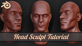 How to sculpt stylized face in Blender 2.8 Beginner Tutorial | Part 1