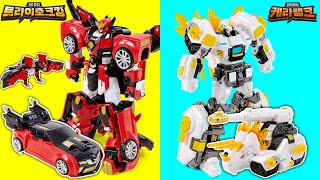 Download Lagu MiniForce SuperDino7 TriHawkKing TriceraTank Dinosaur Robot Vehicles Transformation MP3