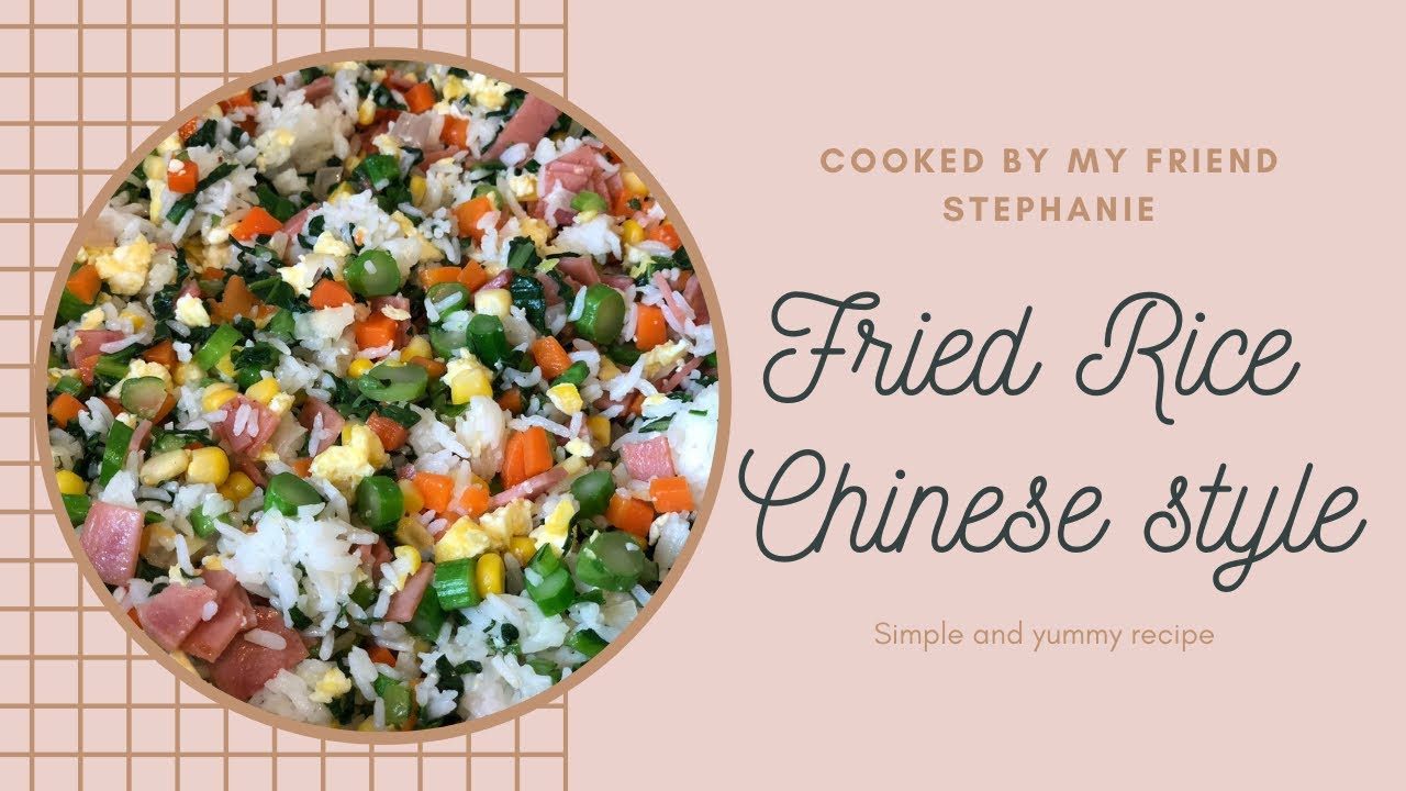 How to cook Fried Rice Chinese style|quick & easy recipe|Homemade
