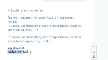 NextJS   Build error occurred    ENOENT    no such file or directory   rename   npm run build fails
