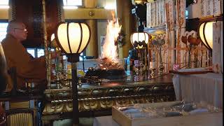 サバイバルマスク 祈祷1（圓福寺 飯沼観音、平幡 照正住職）