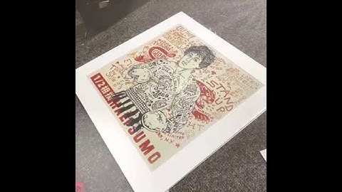 Custom picture framed rocky balboa art print by nj frame shop www.ModernMemoryDesign.com