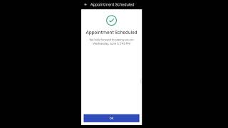 Book an appointment through Uber application