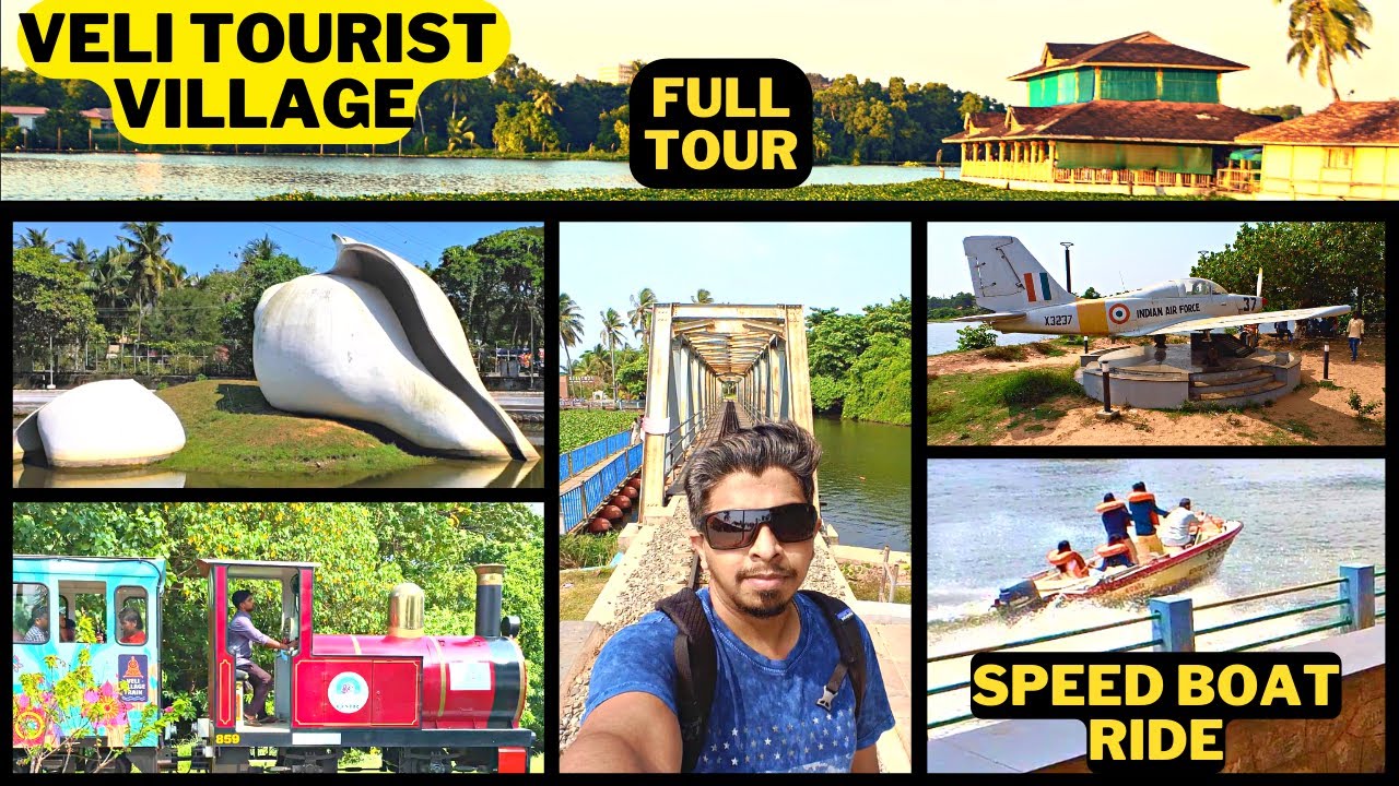 VELI TOURIST VILLAGE |BEST WEEKEND GETAWAY IN KERALA |  | വേളി | India's 1st Solar Miniature Train4K