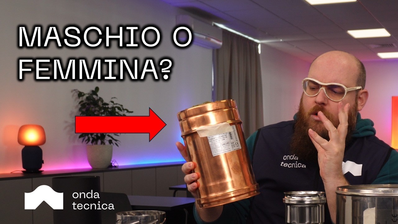 Montaggio canna fumaria: maschio o femmina verso l’alto?