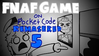 How to make a FNaF Game on Pocket Code - Remastered - Part 5 | AI, Jumpscares, Game Over
