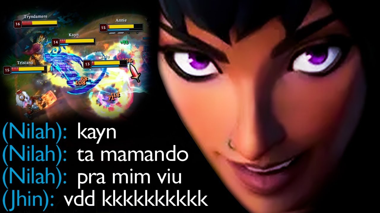 NILAH JUNGLE PULANDO NO MEIO DOS 5 INIMIGOS KKKKKKKKK