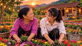 Young Nurse and Her 80-Year-Old Grandma Beautify Their Old Home, Dreaming of a Peaceful Life