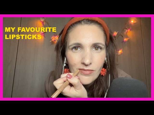 ASMR - My Lipstick Favorites (whispered)