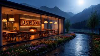 Peaceful Spring Coffee Shop Ambience 🌿 Soft Piano Jazz Music for Deep Focus, Study & Work ☕ screenshot 5