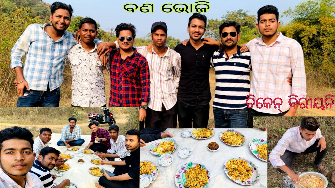 Jungle re ହେଲା ବିରୀୟନୀ party♥️🥰#trending #viral #friends #jungle #youtube #vlog 