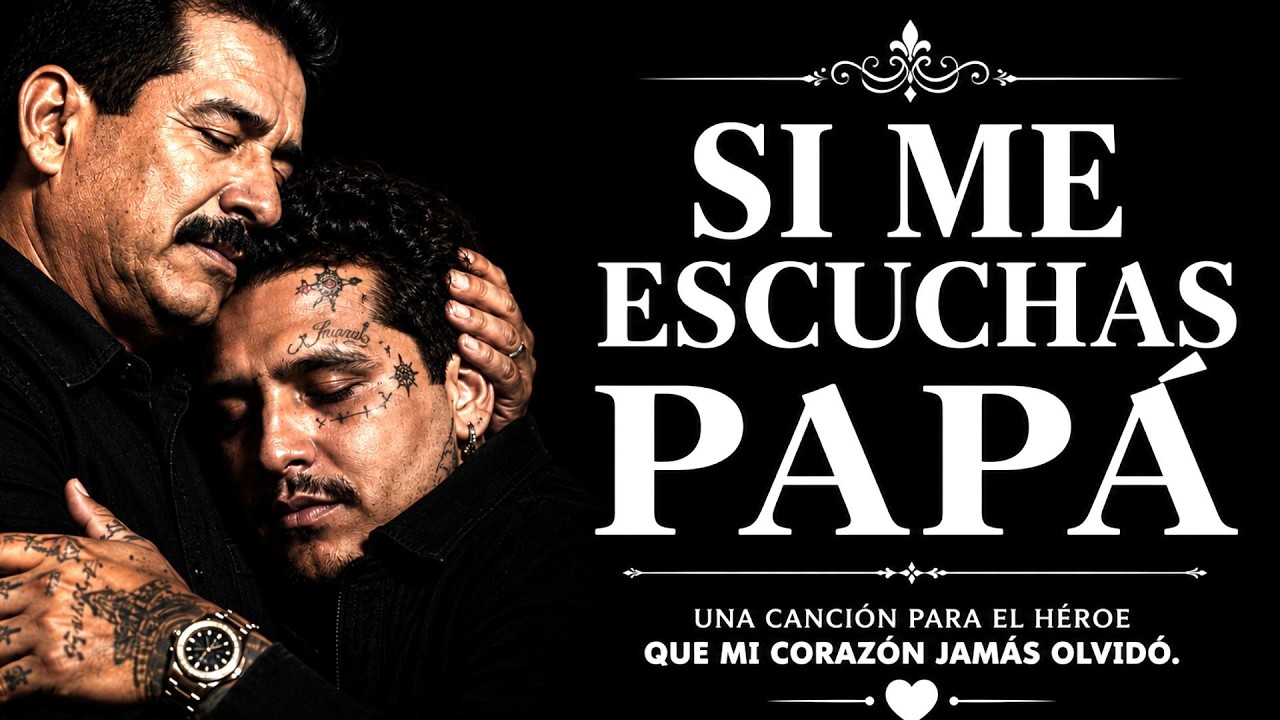 Si Me Escuchas Papá 💔 | Canción Para El Dia Del Padre Que Ya No Está | christian nodal