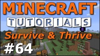 Minecraft Tutorials - E64 Carrot and Potato Farms (Survive and Thrive Season 4)