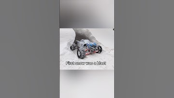 traxxas Maxx in the snow
