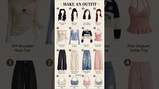 Pick your favorite combo! 💕 Which outfit would you wear — 1, 2, 3, or 4 👗✨ #usa #usashorts #ootd