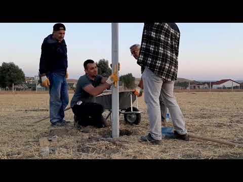 Video: Beton iskeleye 4x4 direk nasıl takılır?