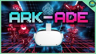 ARK-ADE 80’s Inspired Retro FPS for Oculus Quest! This Fast Paced App Lab ARKADE Shooter is a Blast!