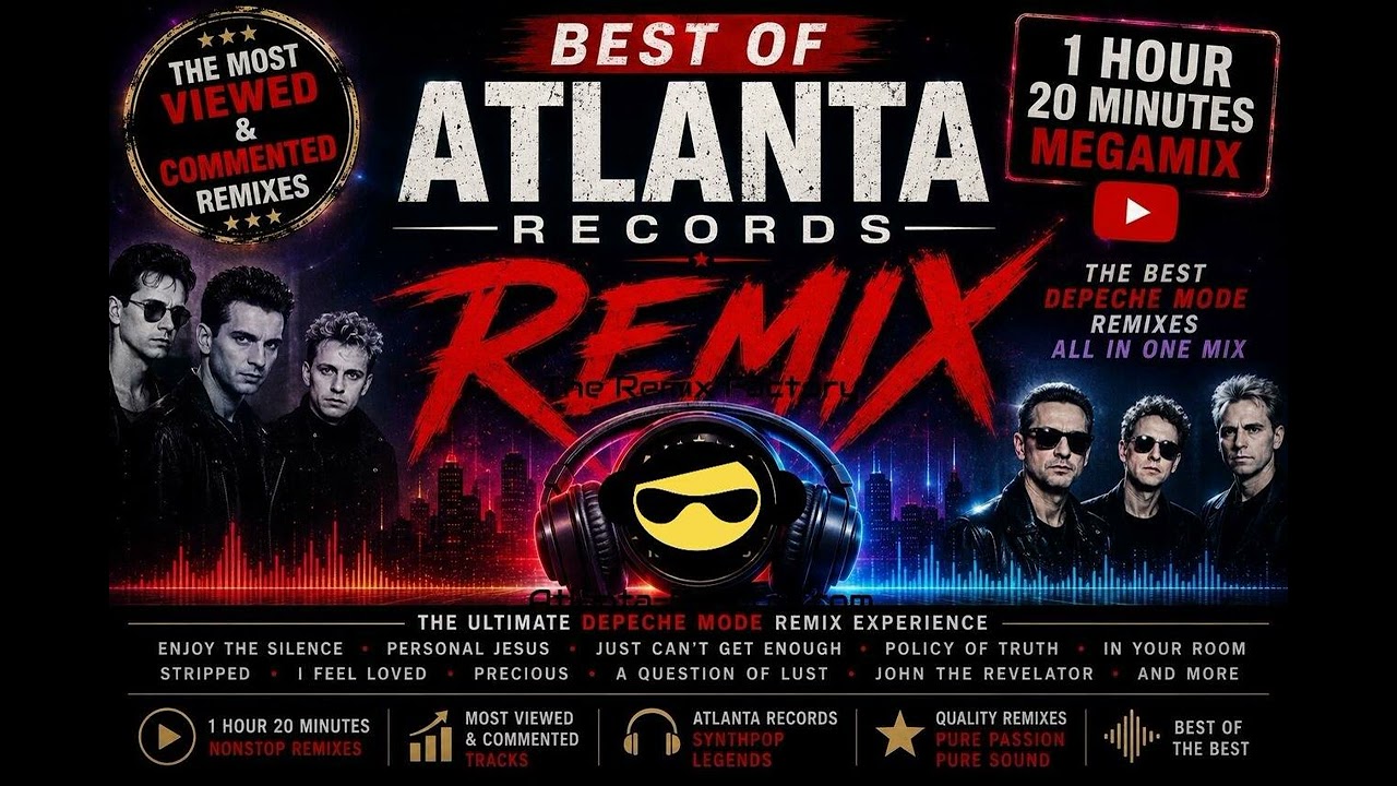 🎹 Depeche Mode – Atlanta Records Remixes | Depeche Mode Megamix | THE BEST DEPECHE MODE REMIXES