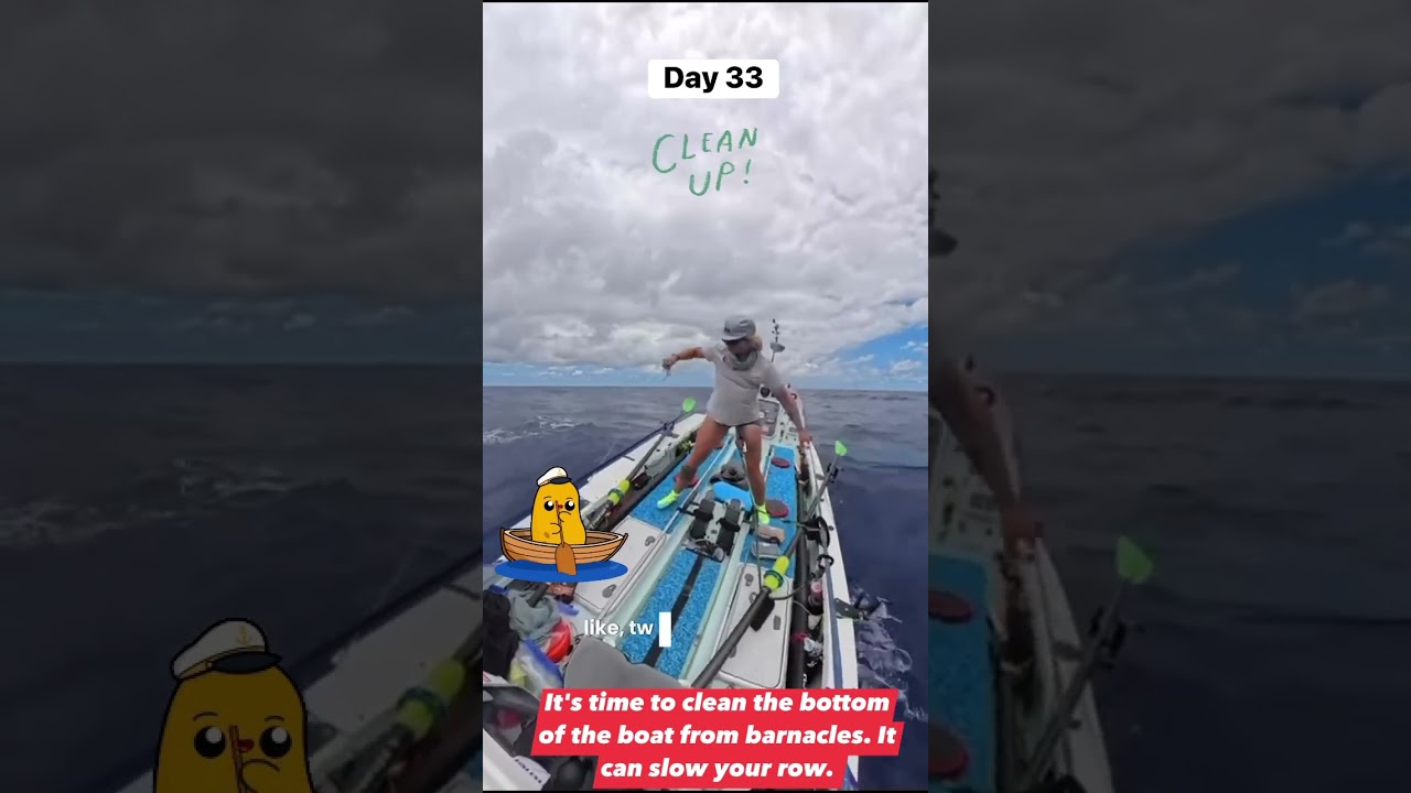 DAY 33 FIRST SOLO AMERICAN FEMALE ROW #kelseypfendler #rowing #rower #challenge #adventure #yolo