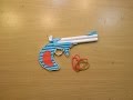 How to make a Paper gun that Shoots Rubber Bands ( Ladies Gun ) - Easy paper Shotgun Tutorials