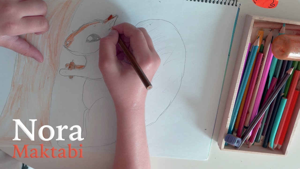⁣NORA (9 Years) Drawing Animals  [ P1 ]