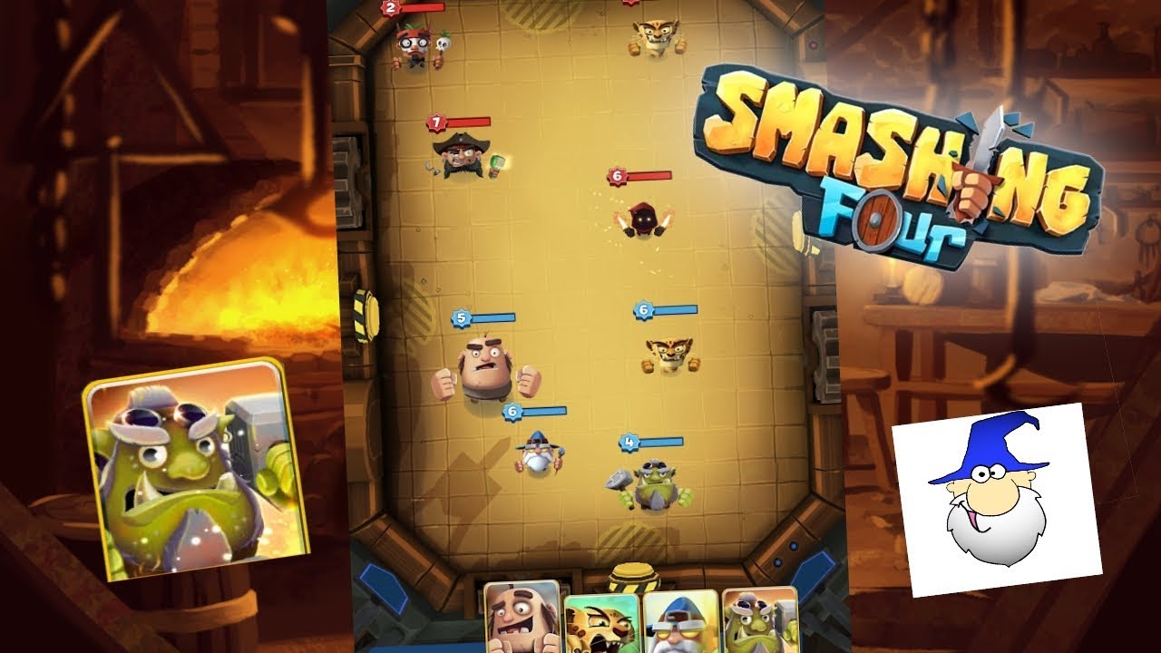 NEW HERO - Blacksmith Gameplay - Smashing Four