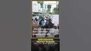 Protest over DeSantis