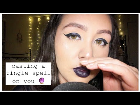 ASMR Casting a tingle spell on you 🔮| layered INAUDIBLE reading