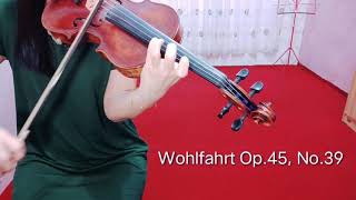 Wohlfahrt Op.45 Violin Etude No.39
