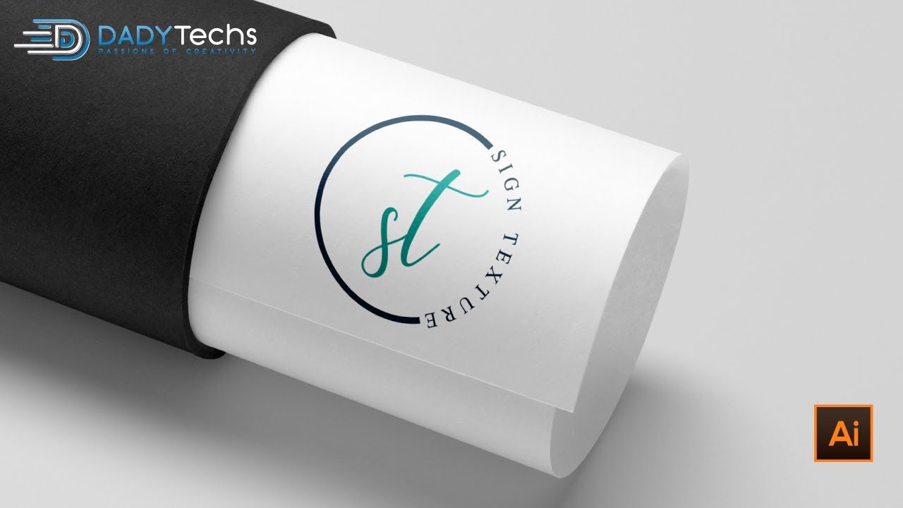 Logo Design Process From Start To Finish || Logo Design in Illustrator cc || Minimalist logo design