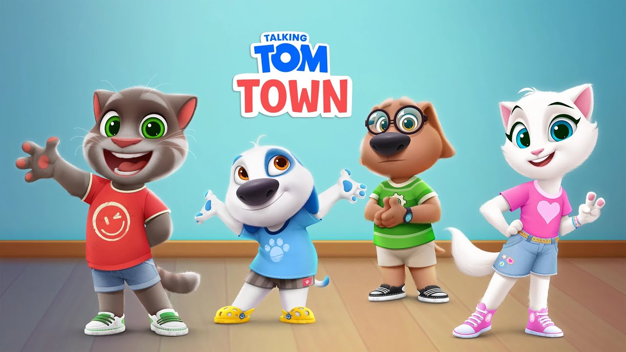 Talking Tom Town Gameplay Walkthrough Part 1 (Early Access)