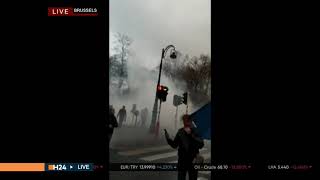 Covid-19: Anti-lockdown riot erupts in Brussels