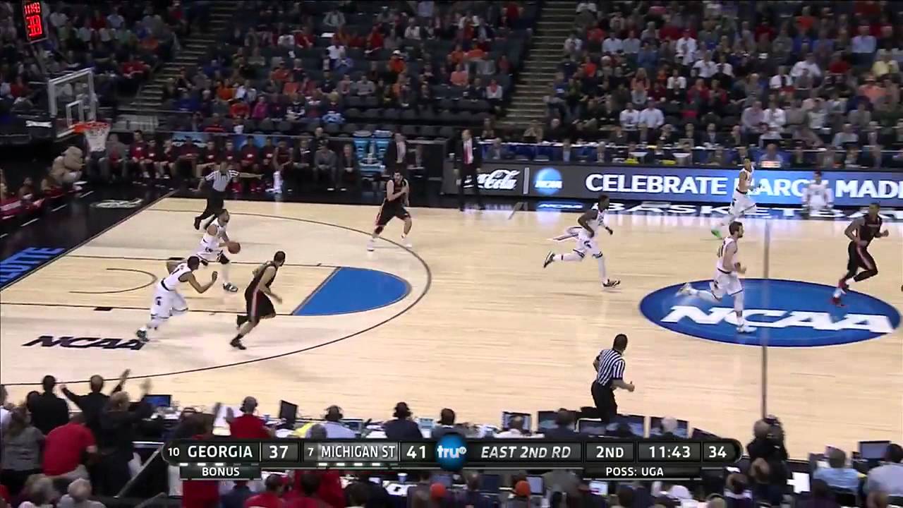 Georgia vs. Michigan State: Branden Dawson and-one