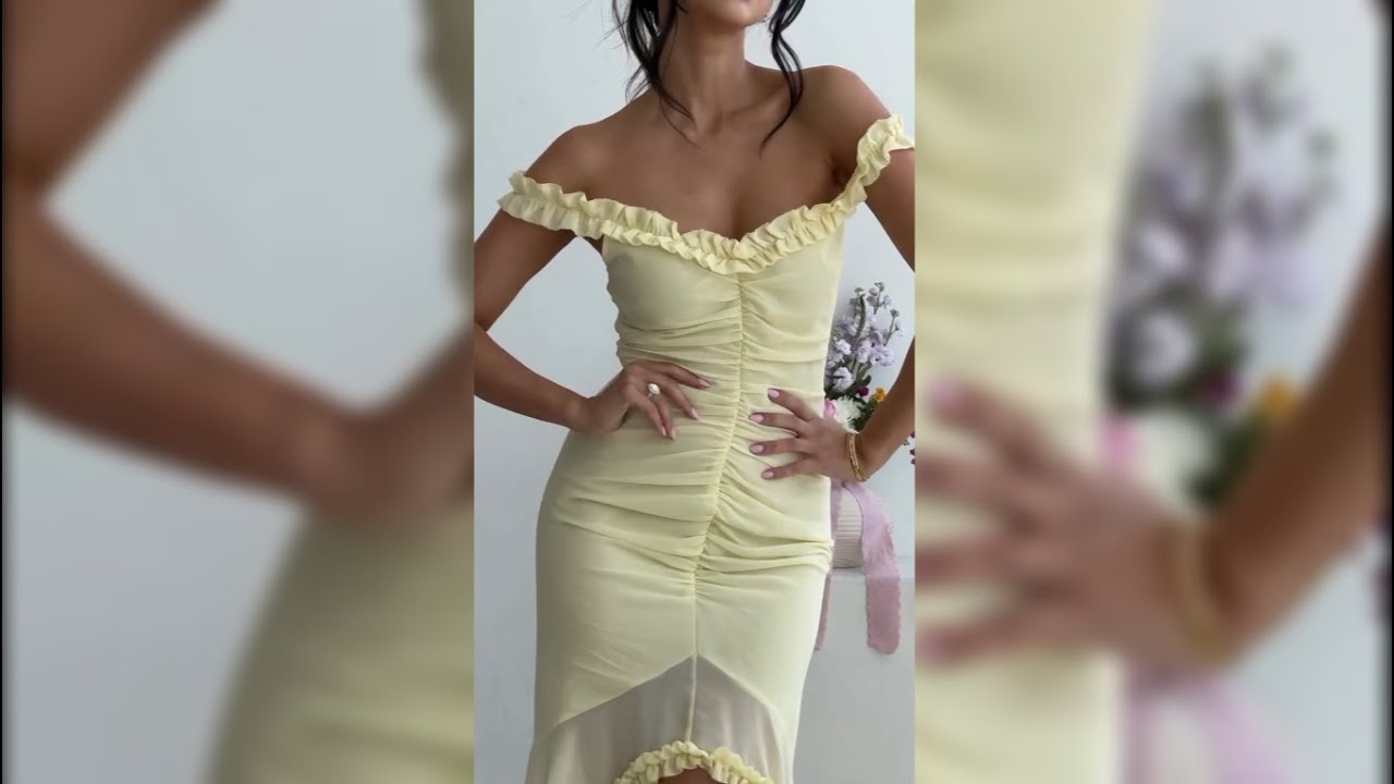 Tiffy Square Ruche Bod | Transparent Try On Haul 4k | See-Through