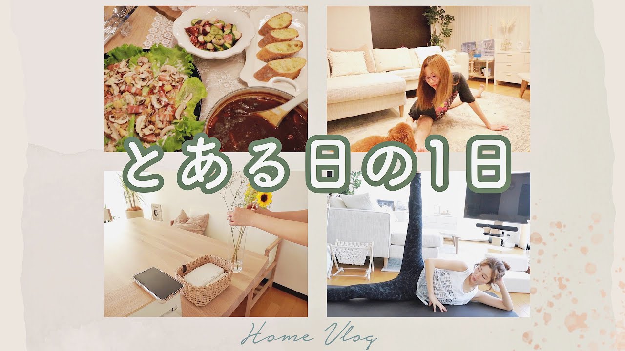 【とある日の1日】朝の掃除と運動と仕事と夜ご飯💭