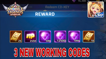 Mla cd key codes new september 2022 | Ml adventure cd key codes | Mobile legends adventure codes new