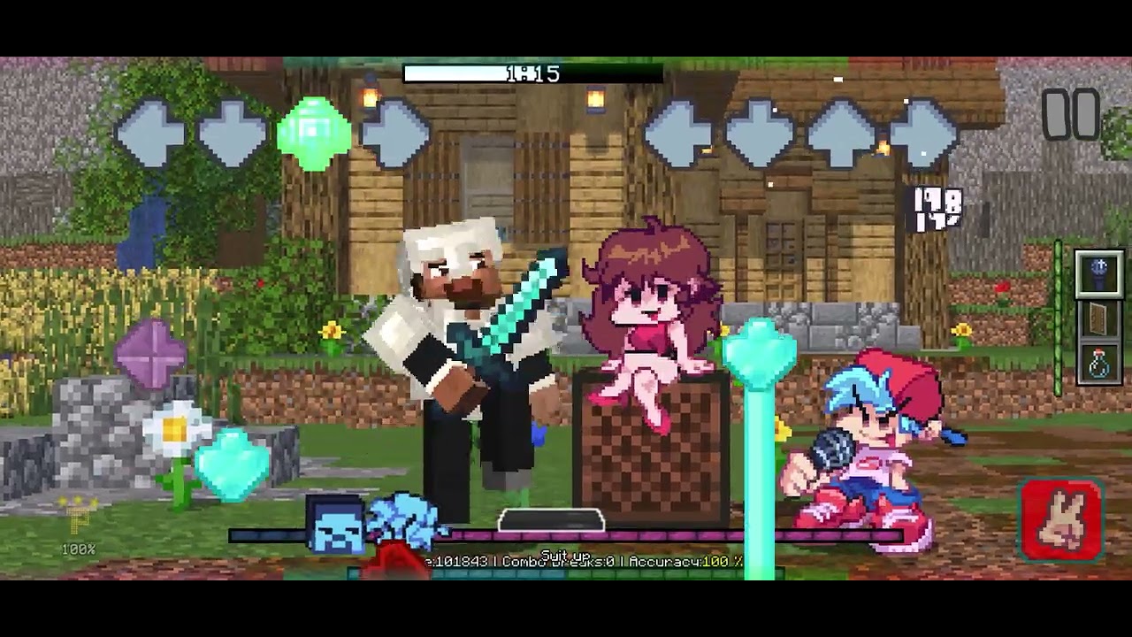 fnf vs Steve 2026 retake (botplay enabled except dodge)