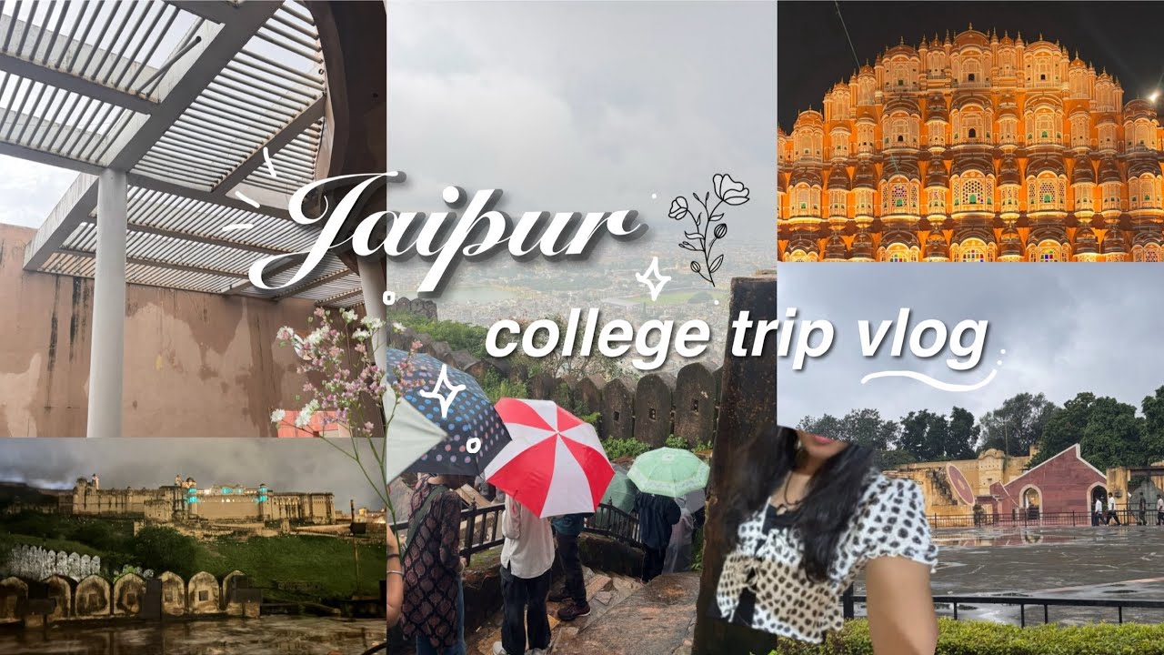 Jaipur college trip vlog as a second year architecture student | 2 day Jaipur itinerary 🤍