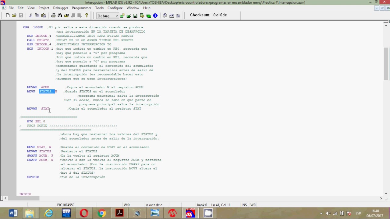 Tutorial 2 ASM: Interrupcion externa - YouTube