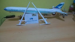 Cathay pacific A340 300 Papercraft @Hermercraft