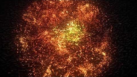 Magical Fire Particles Logo Reveal | After Effects template