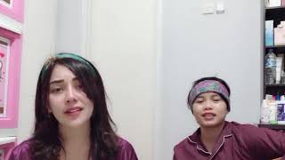 Ayu shabila with rini lestari