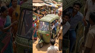 Palm Leaves Craft: Dadaji Ne Bana Di Mini Auto Rickshaw | Village Art