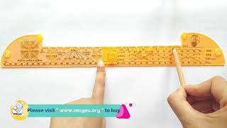 NMgeo - 19 - Metric Scale 35 cm and Inch Scale 9 inches in the NMgeo LID cum INSTRUMENT screenshot 4